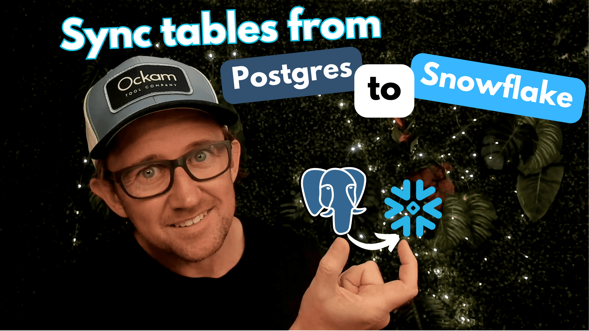 Replicate tables from PostgreSQL to Snowflake